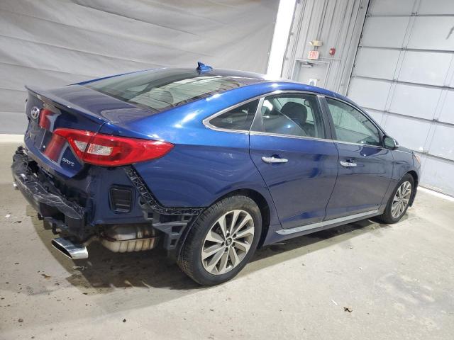 5NPE34AF7HH587237 - 2017 HYUNDAI SONATA SPORT BLUE photo 3