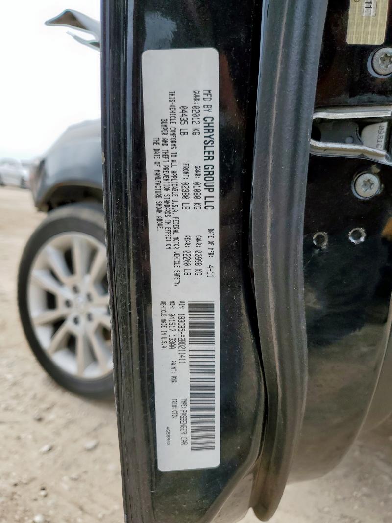 1B3CB5HA2BD211411 - 2011 DODGE CALIBER HEAT BLACK photo 13