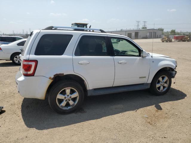 1FMCU04138KD76367 - 2008 FORD ESCAPE LIMITED 白色 照片 3