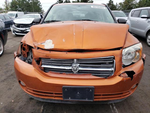 1B3CB5HA6BD168160 - 2011 DODGE CALIBER HEAT ORANGE photo 5