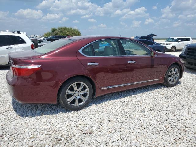 JTHBL46F075032090 - 2007 LEXUS LS 460 MAROON photo 3