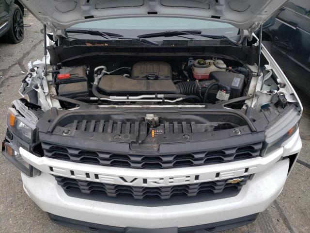 3GCPYBEK2MG429705 - 2021 CHEVROLET SILVERADO K1500 CUSTOM WHITE photo 11