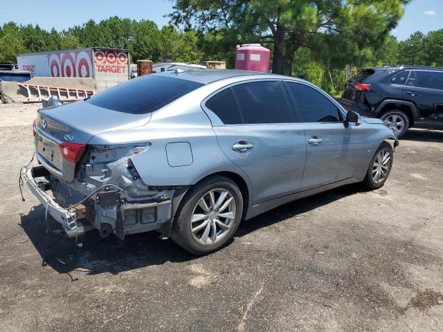 JN1BV7AR1EM682244 - 2014 INFINITI Q50 BASE TEAL photo 3