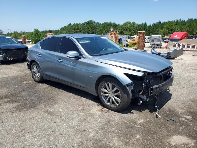 JN1BV7AR1EM682244 - 2014 INFINITI Q50 BASE TEAL photo 4