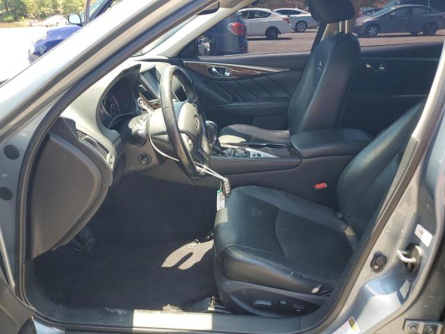 JN1BV7AR1EM682244 - 2014 INFINITI Q50 BASE TEAL photo 7