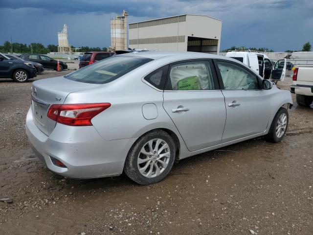 3N1AB7AP8JY249000 - 2018 NISSAN SENTRA S SILVER photo 3