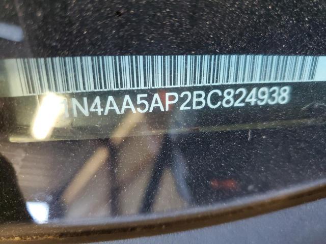 1N4AA5AP2BC824938 - 2011 NISSAN MAXIMA S 银色 照片 12