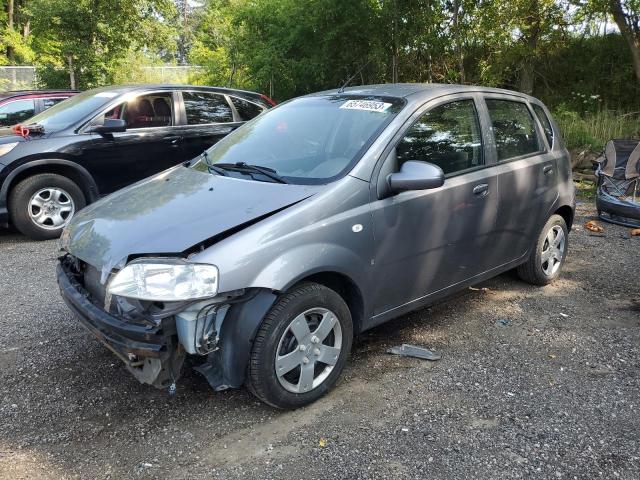 KL1TD656X8B189569 - 2008 CHEVROLET AVEO BASE GRAY photo 1