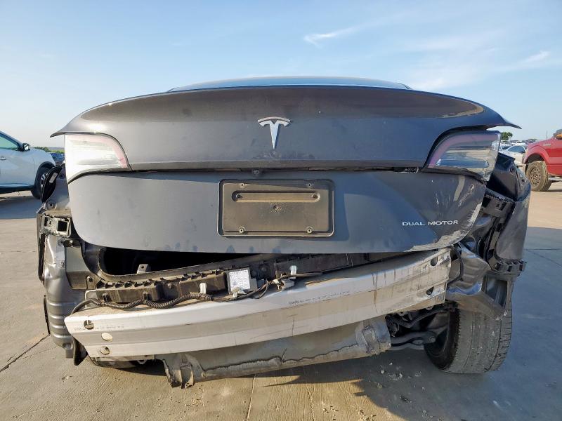 5YJ3E1EB5NF204817 - 2022 TESLA MODEL 3 ნაცრისფერი ფოტო 6