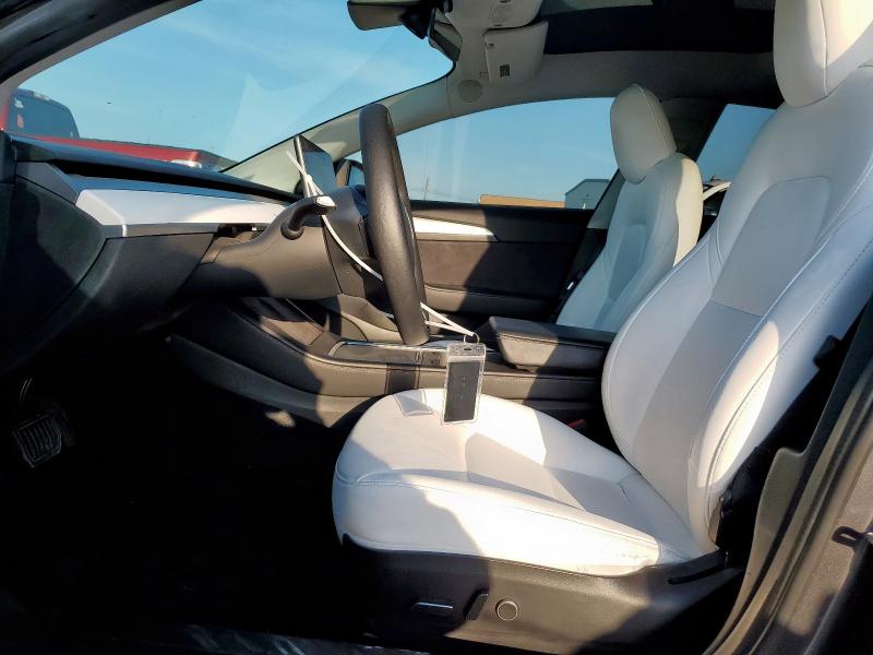 5YJ3E1EB5NF204817 - 2022 TESLA MODEL 3 ნაცრისფერი ფოტო 7