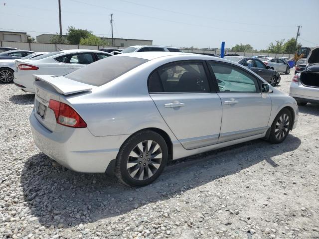 19XFA1F97AE036909 - 2010 HONDA CIVIC EXL ვერცხლისფერი ფოტო 3