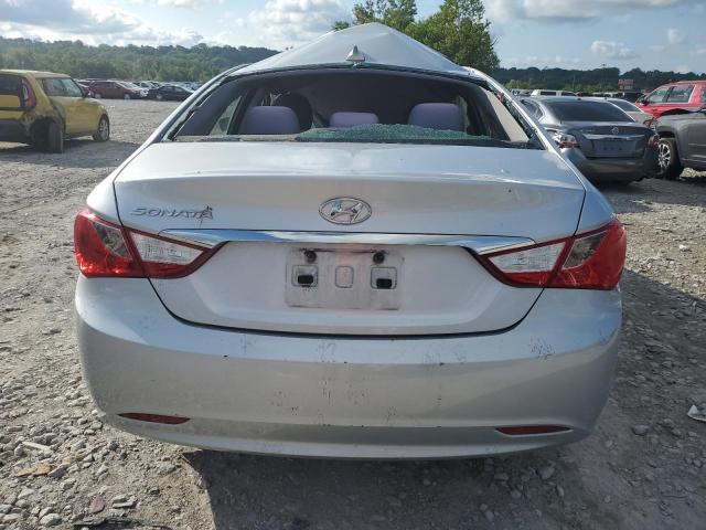 5NPEB4AC5DH512796 - 2013 HYUNDAI SONATA GLS SILVER photo 6