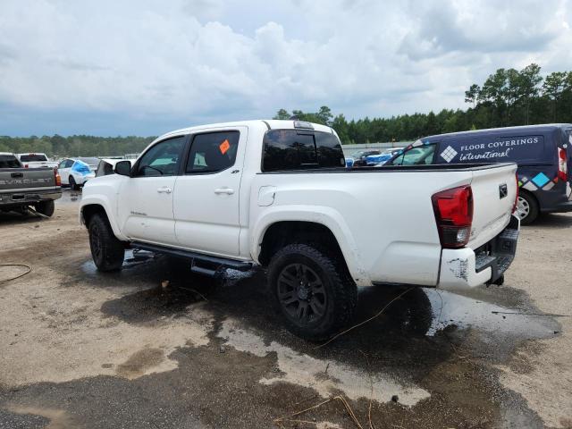 3TMAZ5CN4KM089053 - 2019 TOYOTA TACOMA DOUBLE CAB WHITE photo 2