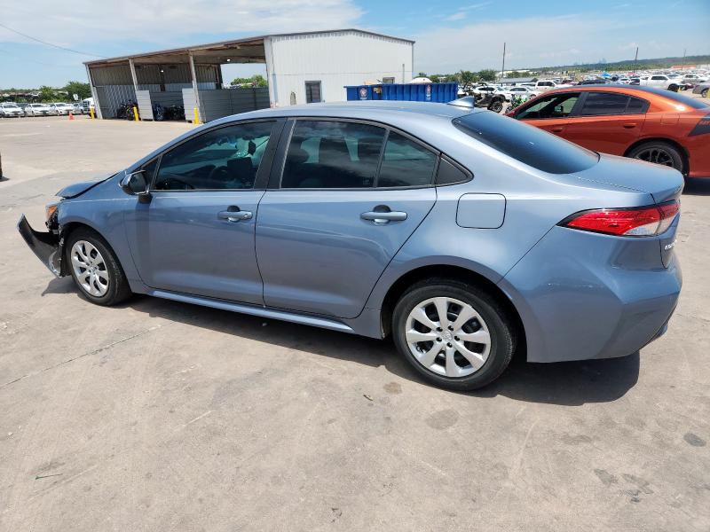5YFEPMAE7NP323154 - 2022 TOYOTA COROLLA LE BLUE photo 2
