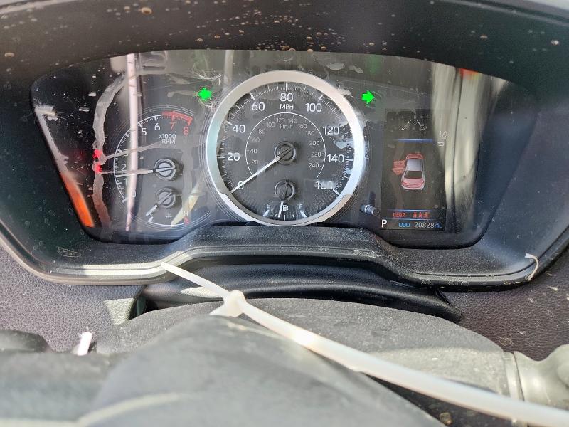 5YFEPMAE7NP323154 - 2022 TOYOTA COROLLA LE BLUE photo 9