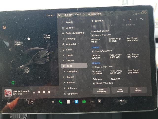 5YJ3E1EB1PF390388 - 2023 TESLA MODEL 3 BLACK photo 9