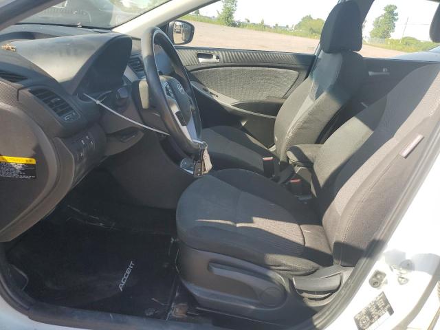 KMHCT5AE4EU152063 - 2014 HYUNDAI ACCENT GLS Ақ фото 7