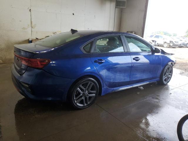 3KPF34AD2ME384564 - 2021 KIA FORTE GT LINE BLUE photo 3