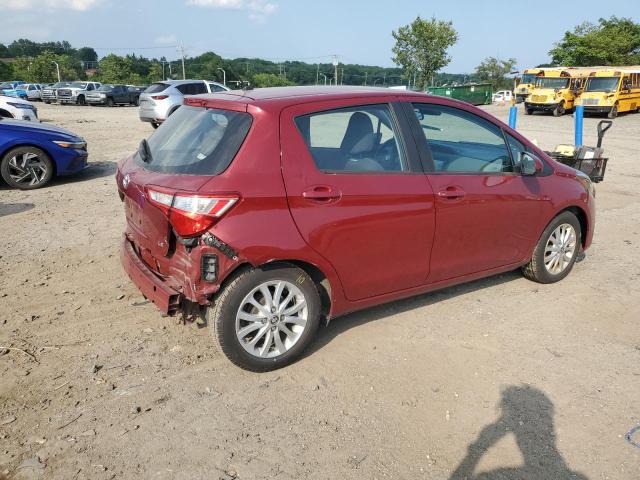 VNKKTUD37JA097678 - 2018 TOYOTA YARIS L Бордовый фото 3