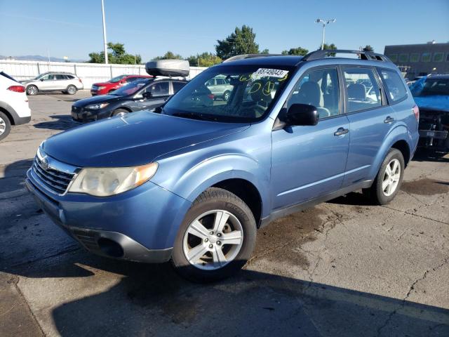 JF2SH6BC8AH803493 - 2010 SUBARU FORESTER XS BLUE photo 1