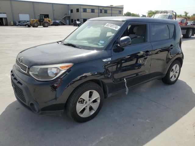 KNDJN2A23F7235123 - 2015 KIA SOUL BLACK photo 1