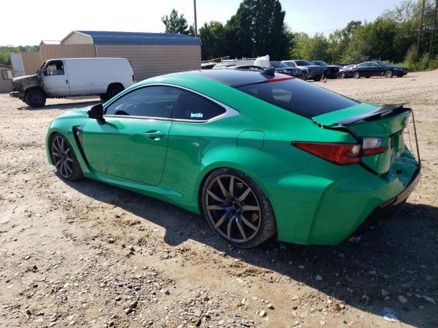 JTHHP5BC8F5004181 - 2015 LEXUS RC-F GREEN photo 2