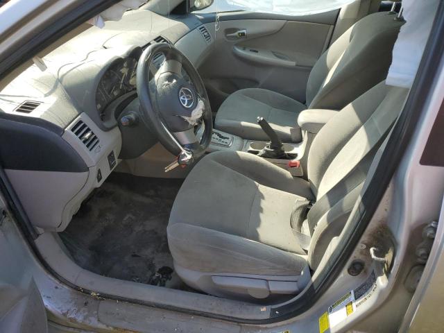 2T1BU4EE4BC614664 - 2011 TOYOTA COROLLA BASE SILVER photo 7