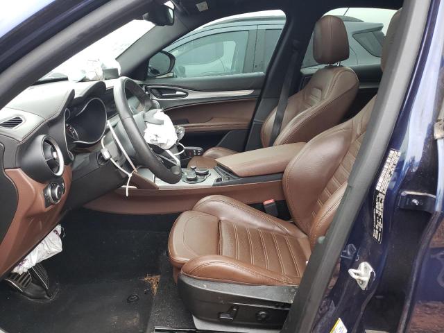 ZASFAKNN9J7C17585 - 2018 ALFA ROMEO STELVIO TI SPORT BLUE photo 7