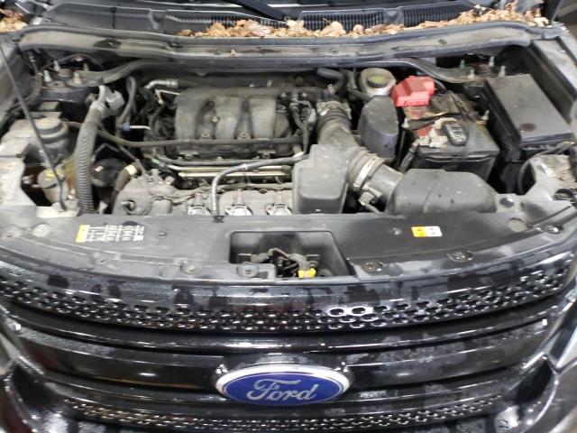 1FM5K8AR4DGA18358 - 2013 FORD EXPLORER POLICE INTERCEPTOR BLACK photo 12