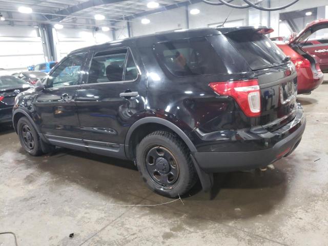 1FM5K8AR4DGA18358 - 2013 FORD EXPLORER POLICE INTERCEPTOR BLACK photo 2