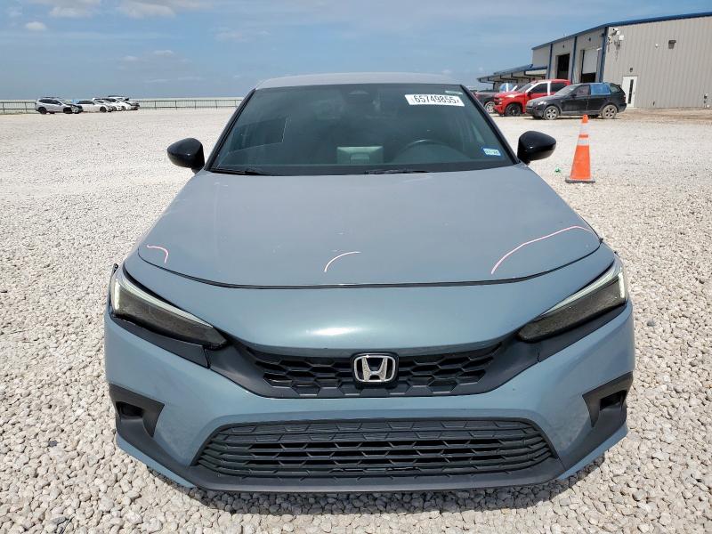 19XFL2H84NE010777 - 2022 HONDA CIVIC SPORT BLUE photo 5