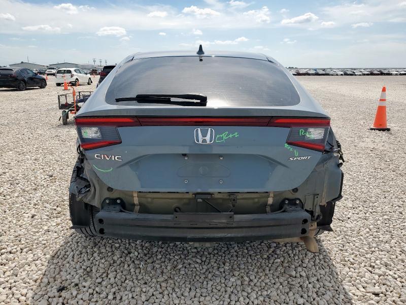 19XFL2H84NE010777 - 2022 HONDA CIVIC SPORT BLUE photo 6