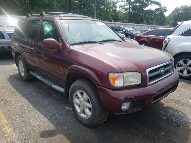 JN8DR07X01W513763 - 2001 NISSAN PATHFINDER LE მუქწითელი ფოტო 4