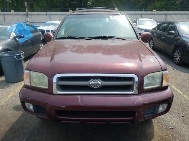 JN8DR07X01W513763 - 2001 NISSAN PATHFINDER LE მუქწითელი ფოტო 5