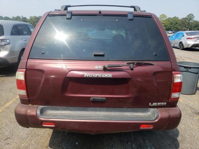 JN8DR07X01W513763 - 2001 NISSAN PATHFINDER LE მუქწითელი ფოტო 6