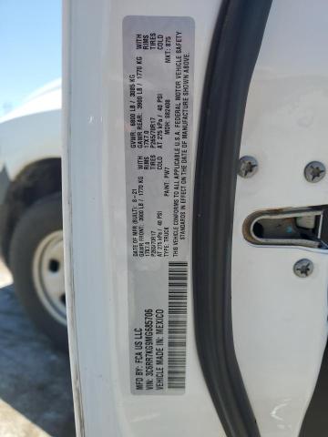 3C6RR7KG9MG685706 - 2021 RAM 1500 CLASS TRADESMAN Blanc photo 12