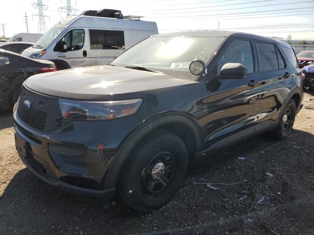 1FM5K8AW4MNA13713 - 2021 FORD EXPLORER POLICE INTERCEPTOR 黑色 照片 1