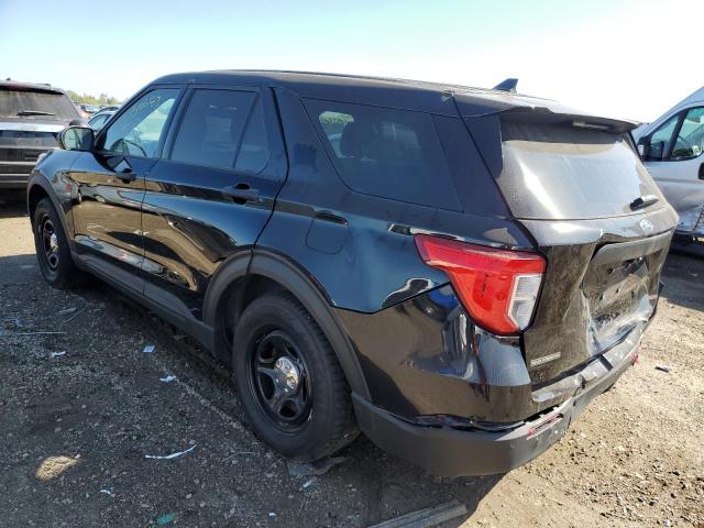 1FM5K8AW4MNA13713 - 2021 FORD EXPLORER POLICE INTERCEPTOR BLACK photo 2