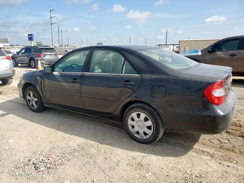 4T1BE32K82U008669 - 2002 TOYOTA CAMRY LE BLACK photo 2