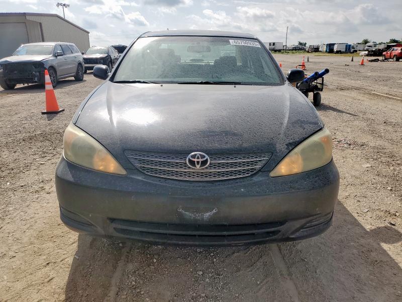 4T1BE32K82U008669 - 2002 TOYOTA CAMRY LE BLACK photo 5