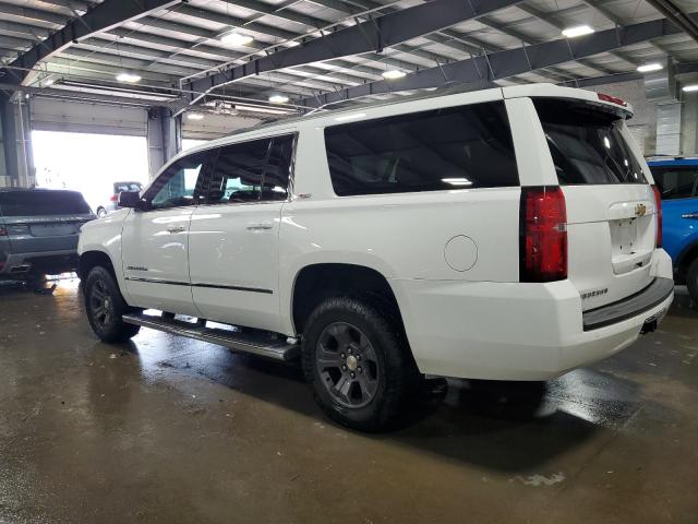 1GNSKJKC6FR723055 - 2015 CHEVROLET SUBURBAN K1500 LT WHITE photo 2