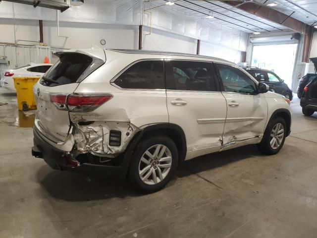 5TDJKRFH9ES029467 - 2014 TOYOTA HIGHLANDER XLE 白色 照片 3