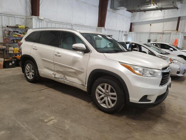 5TDJKRFH9ES029467 - 2014 TOYOTA HIGHLANDER XLE 白色 照片 4