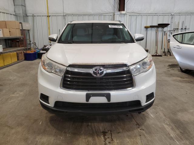 5TDJKRFH9ES029467 - 2014 TOYOTA HIGHLANDER XLE 白色 照片 5