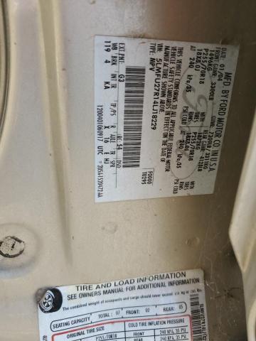 5LMFU27R14LJ18229 - 2004 LINCOLN NAVIGATOR ოქროსფერი ფოტო 13