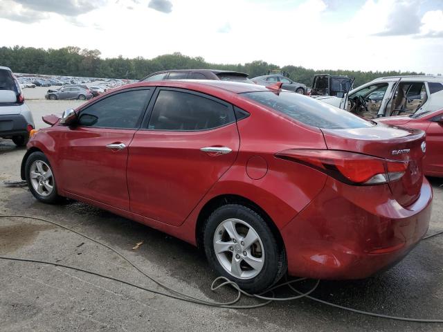 5NPDH4AE6FH644867 - 2015 HYUNDAI ELANTRA SE RED photo 2