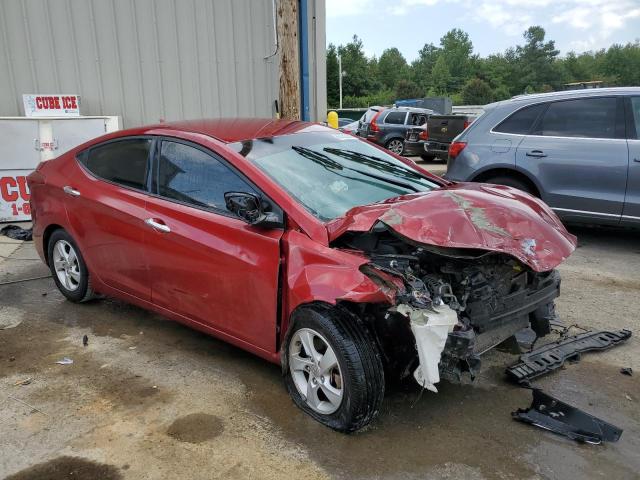 5NPDH4AE6FH644867 - 2015 HYUNDAI ELANTRA SE RED photo 4