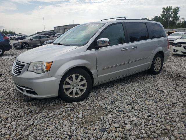 2C4RC1CGXCR278458 - 2012 CHRYSLER TOWN & COU TOURING L SILVER photo 1