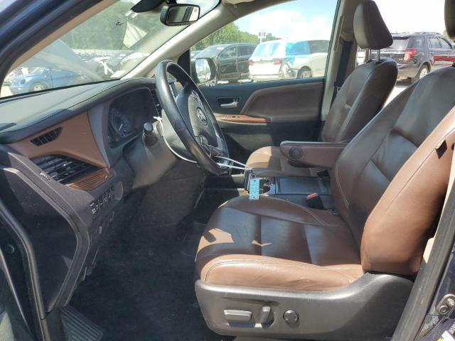 5TDDZ3DC1JS193304 - 2018 TOYOTA SIENNA XLE Azul foto 7