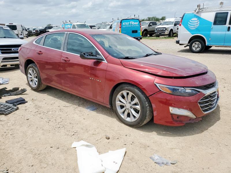 1G1ZD5ST1KF119622 - 2019 CHEVROLET MALIBU LT MAROON photo 4